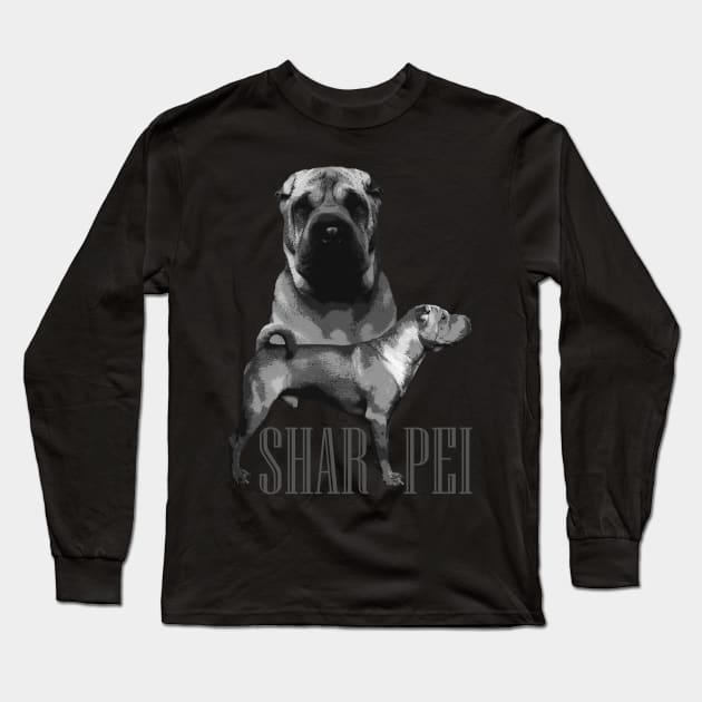 Shar-Pei Long Sleeve T-Shirt by Nartissima